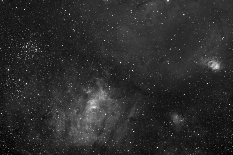 Bubble Nebula and M52 Area