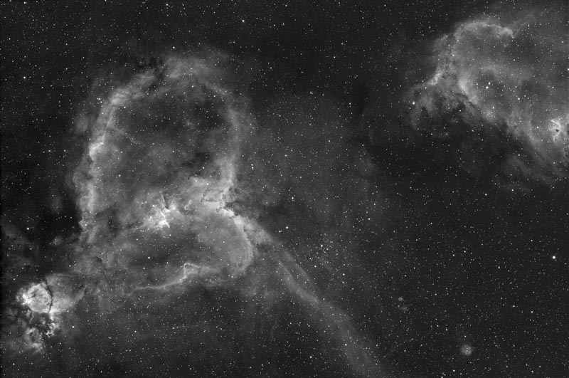 <b>IC 1805 in Hydrogen Alpha Light</b>
