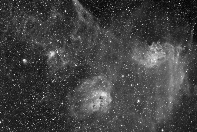 IC 405/IC410 h-alpha